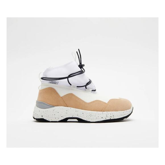 Suicoke Boots Sz 8 ROBBS-ab Suede Tech Hiking Sneaker Boot White Beige Street - Picture 3 of 14